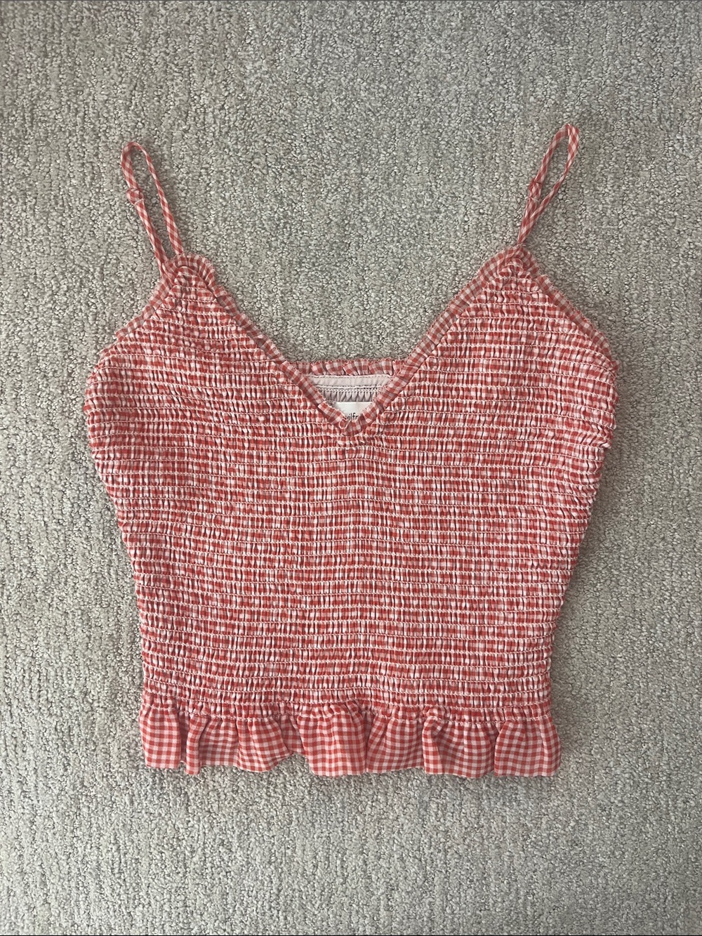 Wilfred checkered top